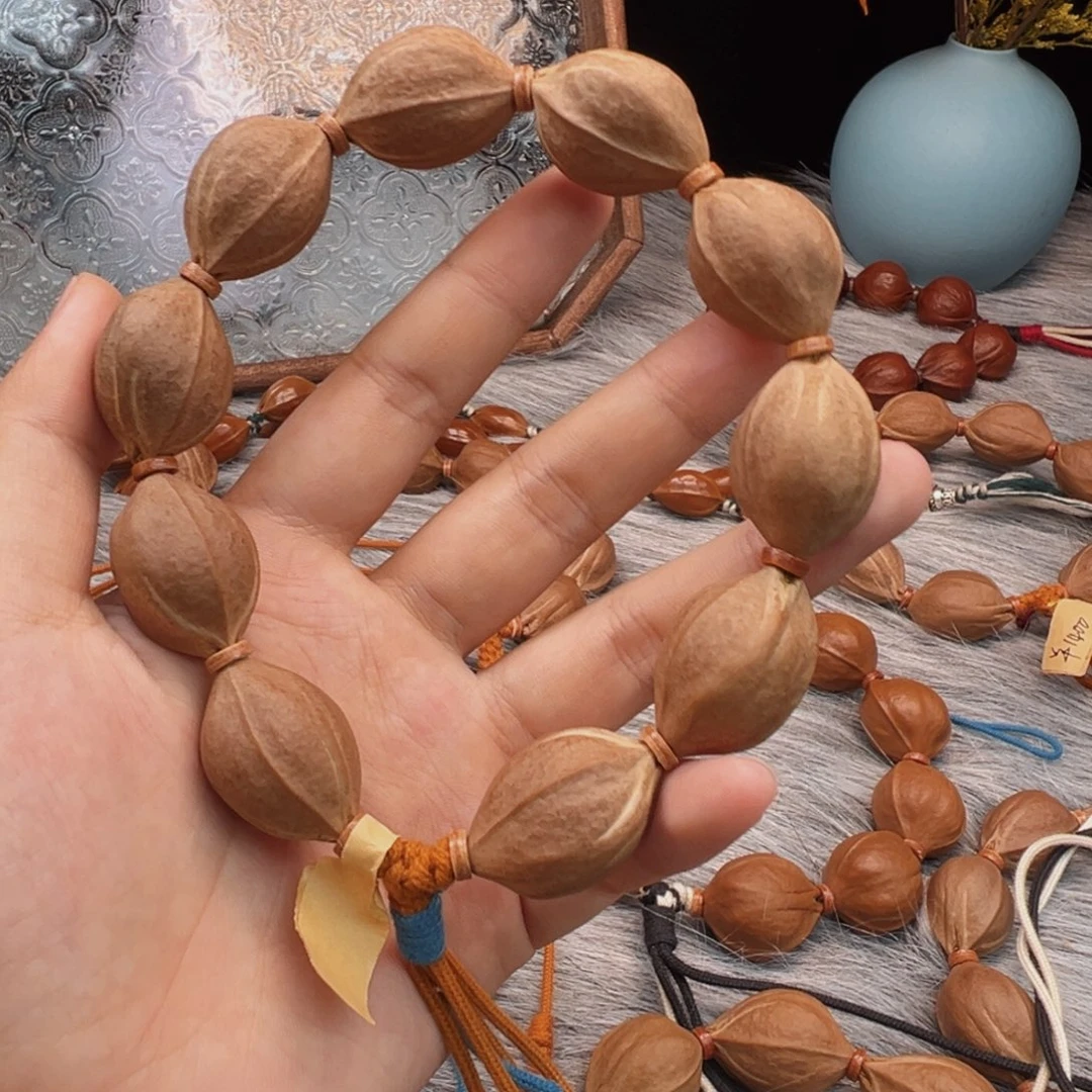 橄榄核手串梅林铁核19×27素串鲨鱼背