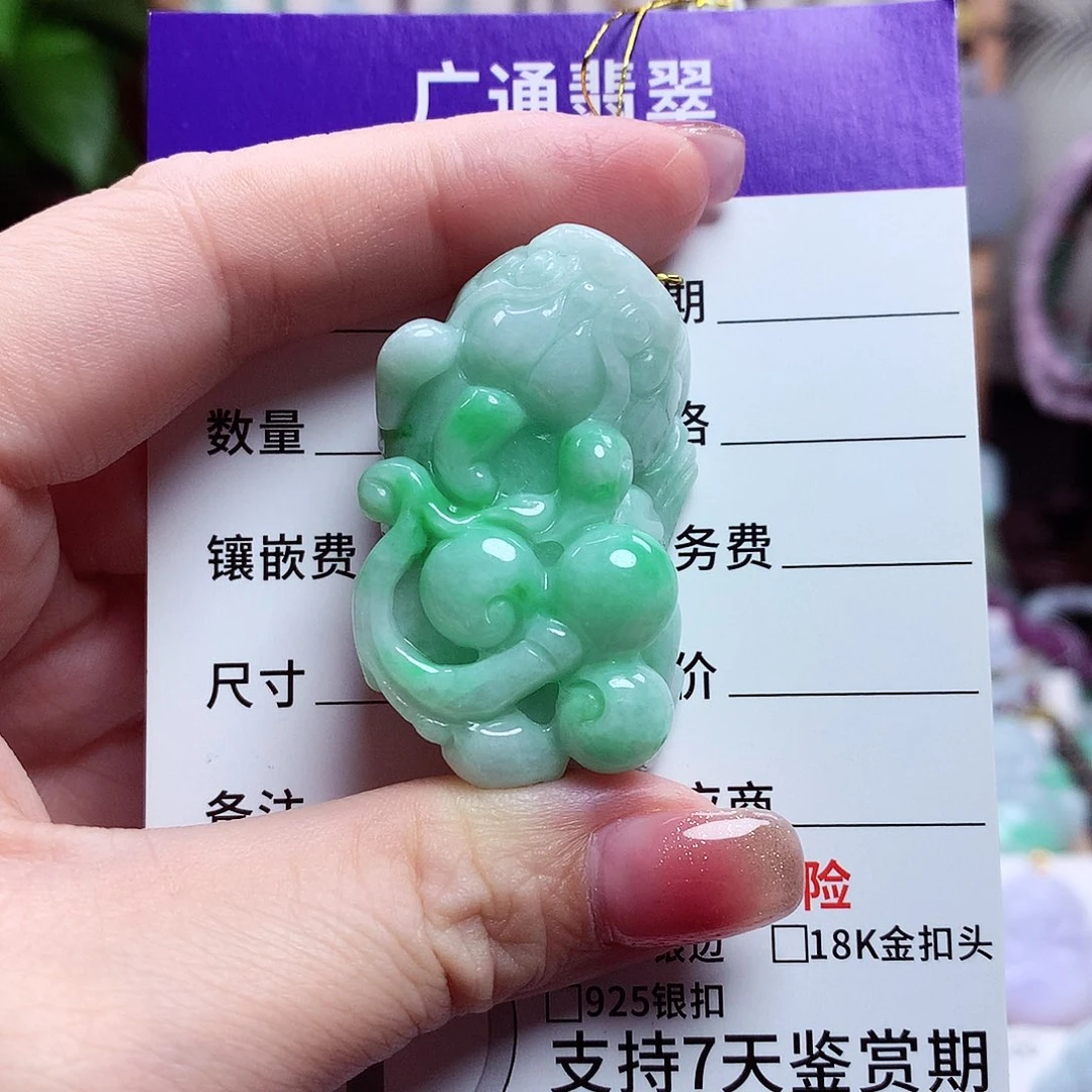 颈饰未镶嵌翡翠貔貅29