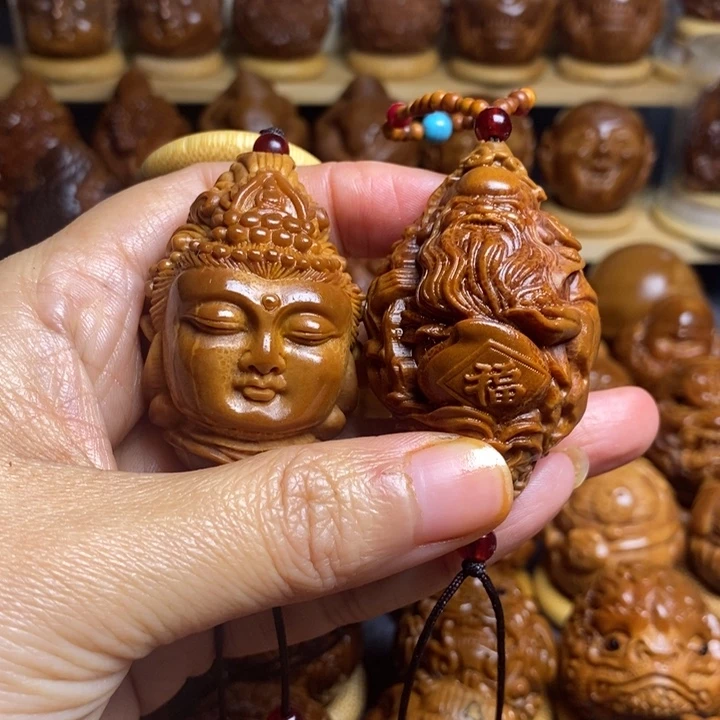 【闪购商品】香榧木橄榄核雕刻