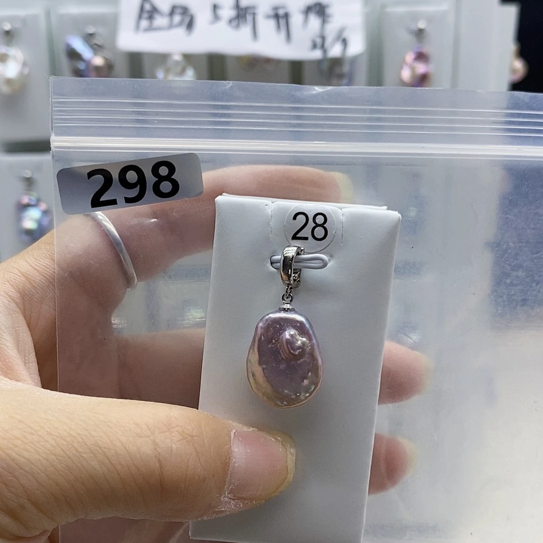 颈饰合金淡水珍珠