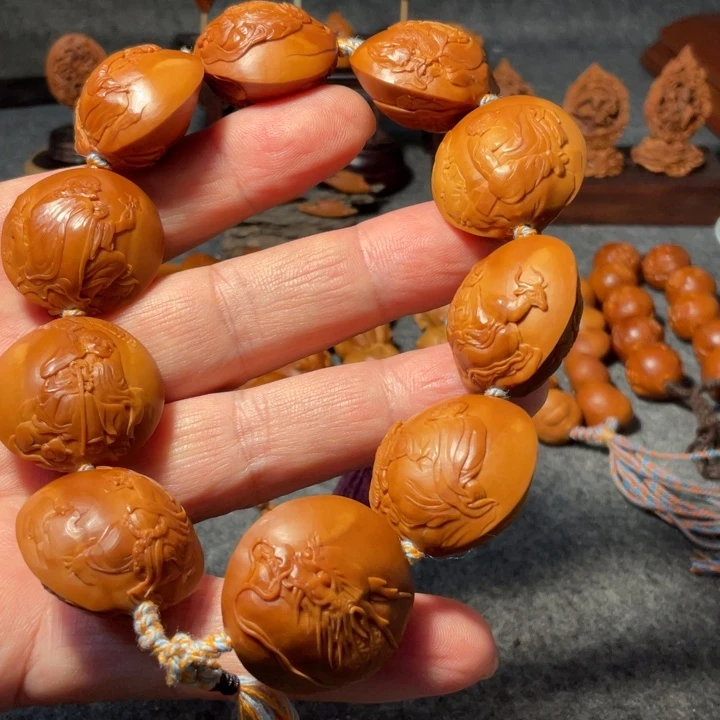 鼎***昇橄榄核手串/手链手工制作工艺