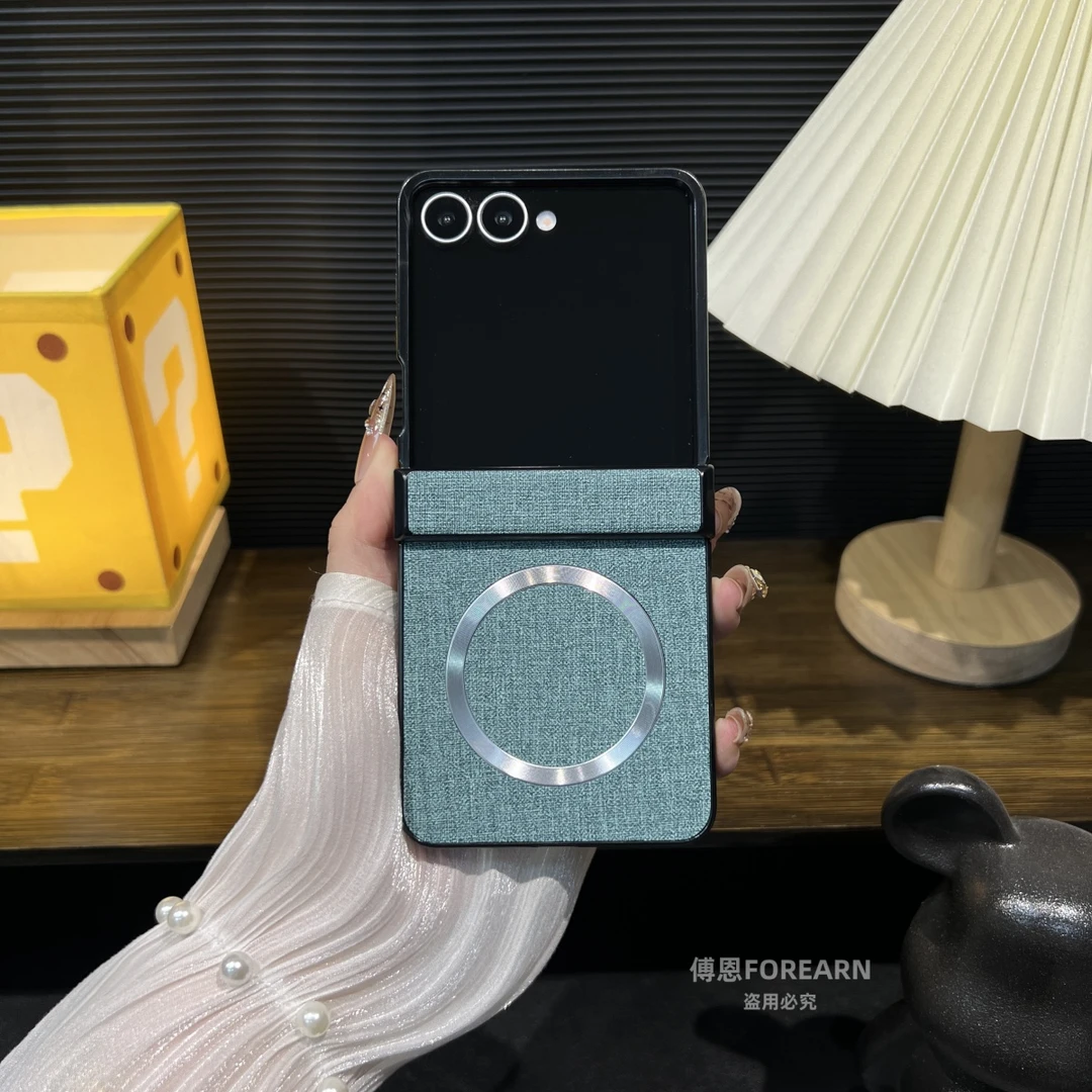 适用于三星Galaxy Z Flip7手机壳折叠屏zflip7防摔磁吸中轴铰链款