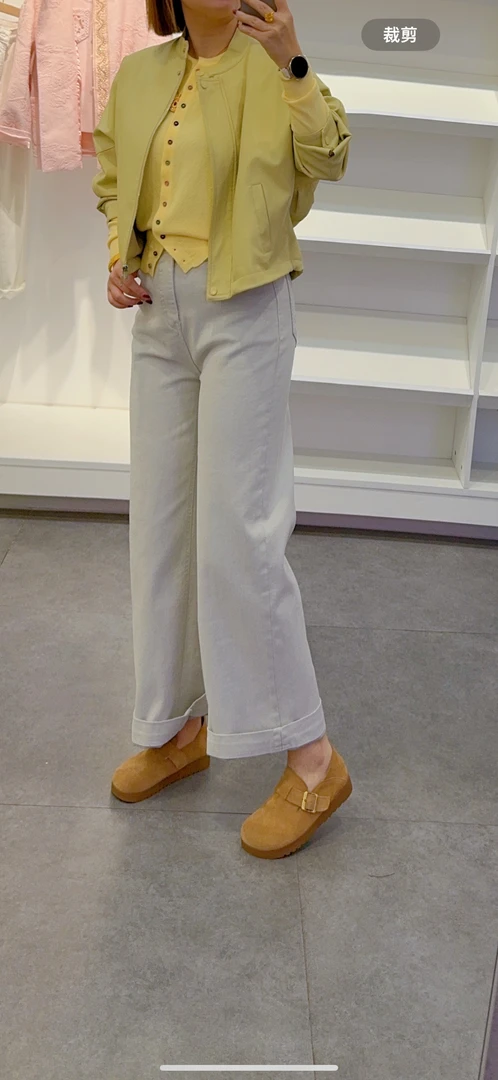 淡彩 【春天裤】弹力严管直筒九分弹力牛仔裤