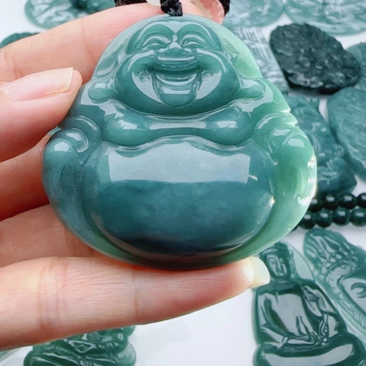 翡翠未镶嵌颈饰多样性发货天然A货翡翠