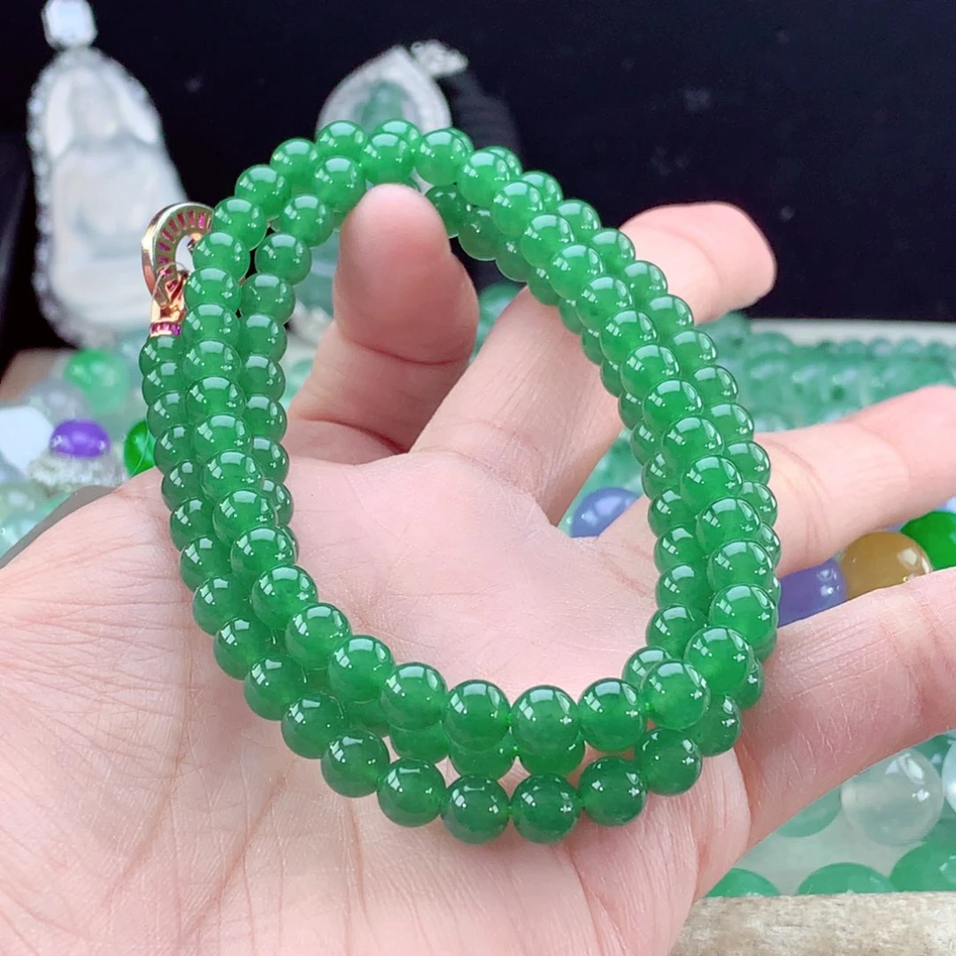 翡翠手链未镶嵌108颗