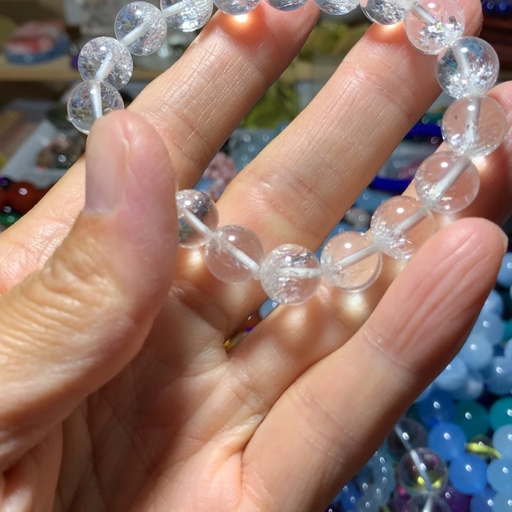 手链未镶嵌水晶10mm聚宝盆手链