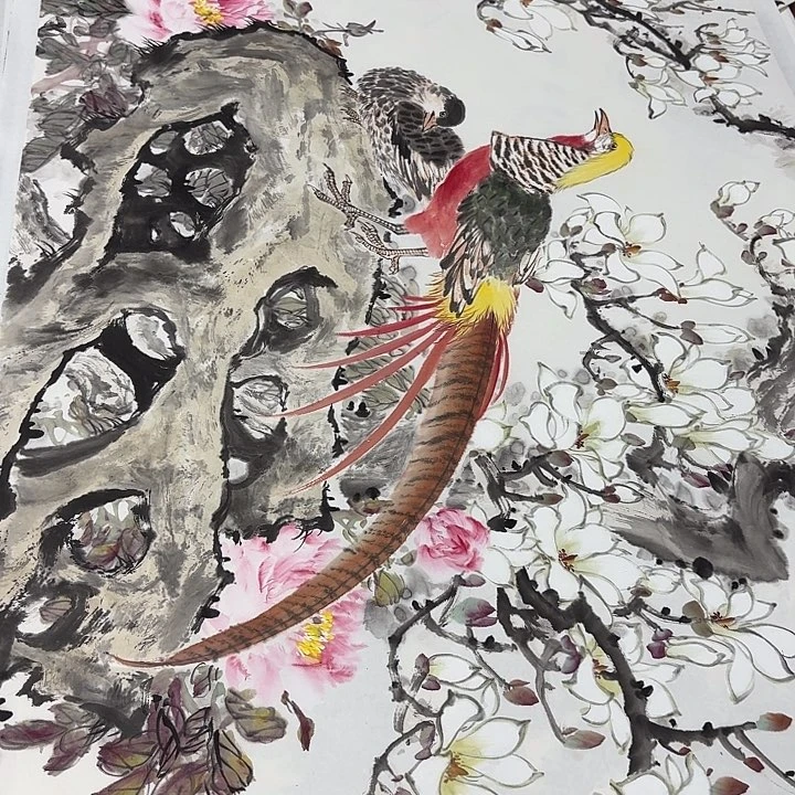向***5国画国画作品软片作品