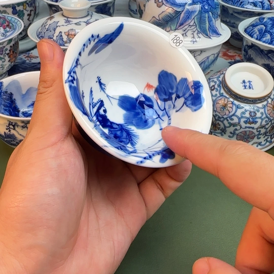 彦祖纯手工手绘茶具188