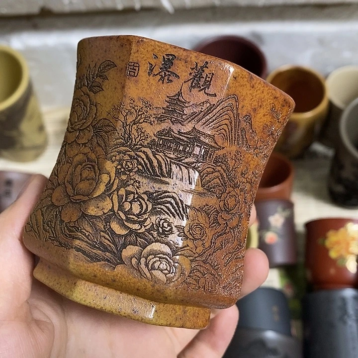 茶杯紫砂放漏111111111111