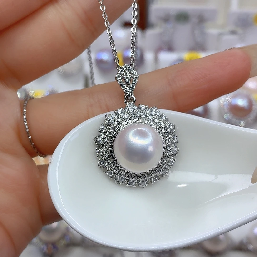 合金颈饰淡水珍珠F