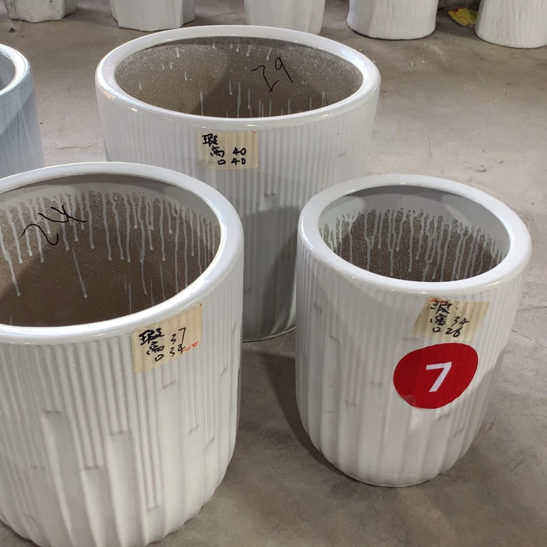 瑕疵高温陶瓷花盆
