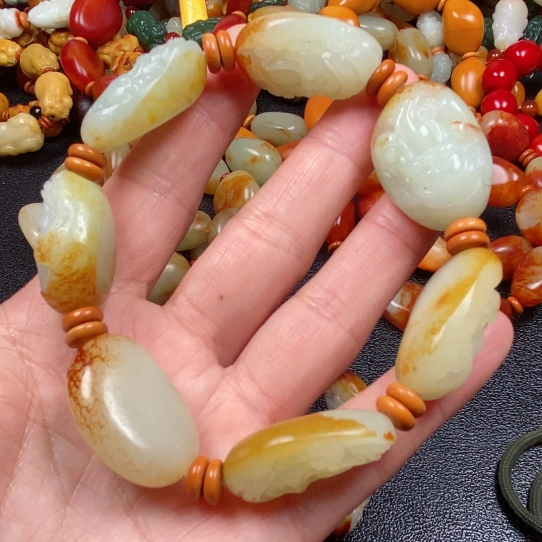 和田玉手链未镶嵌