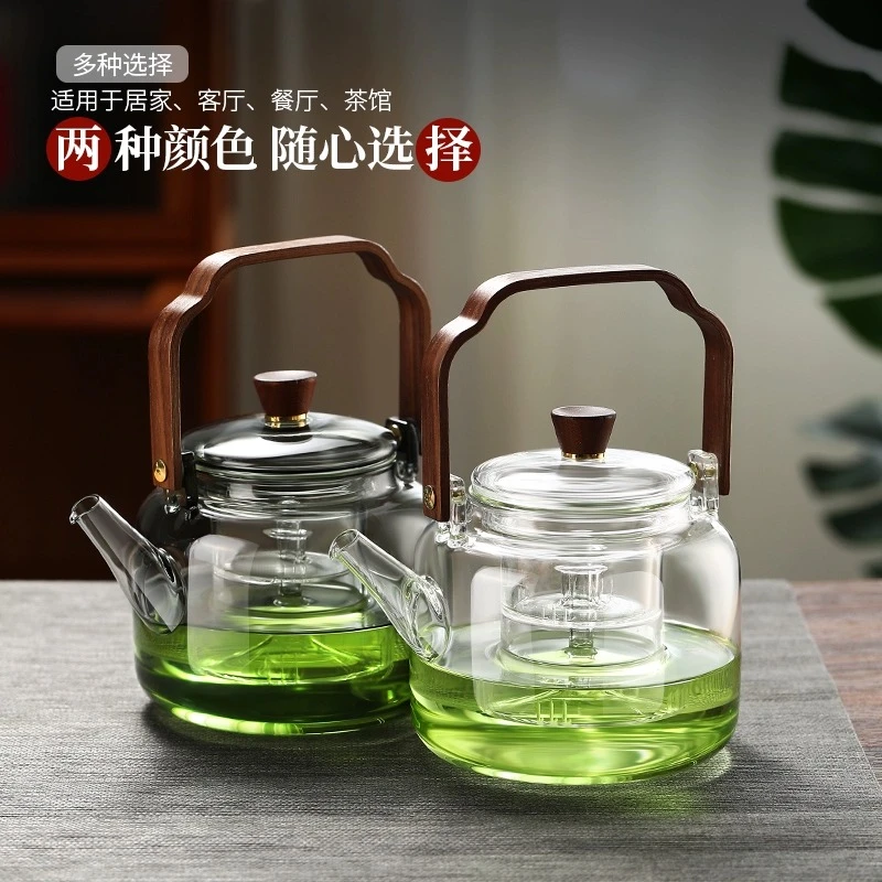 新款玻璃煮茶壶耐高温加厚煮茶器电陶炉家用提梁壶烧水泡茶专用