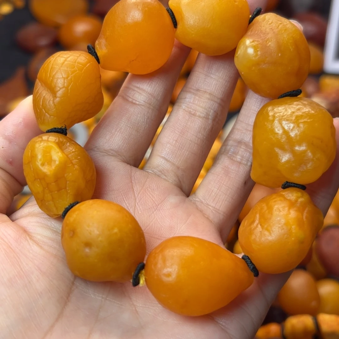 琥珀裸石未镶嵌天然蜜蜡