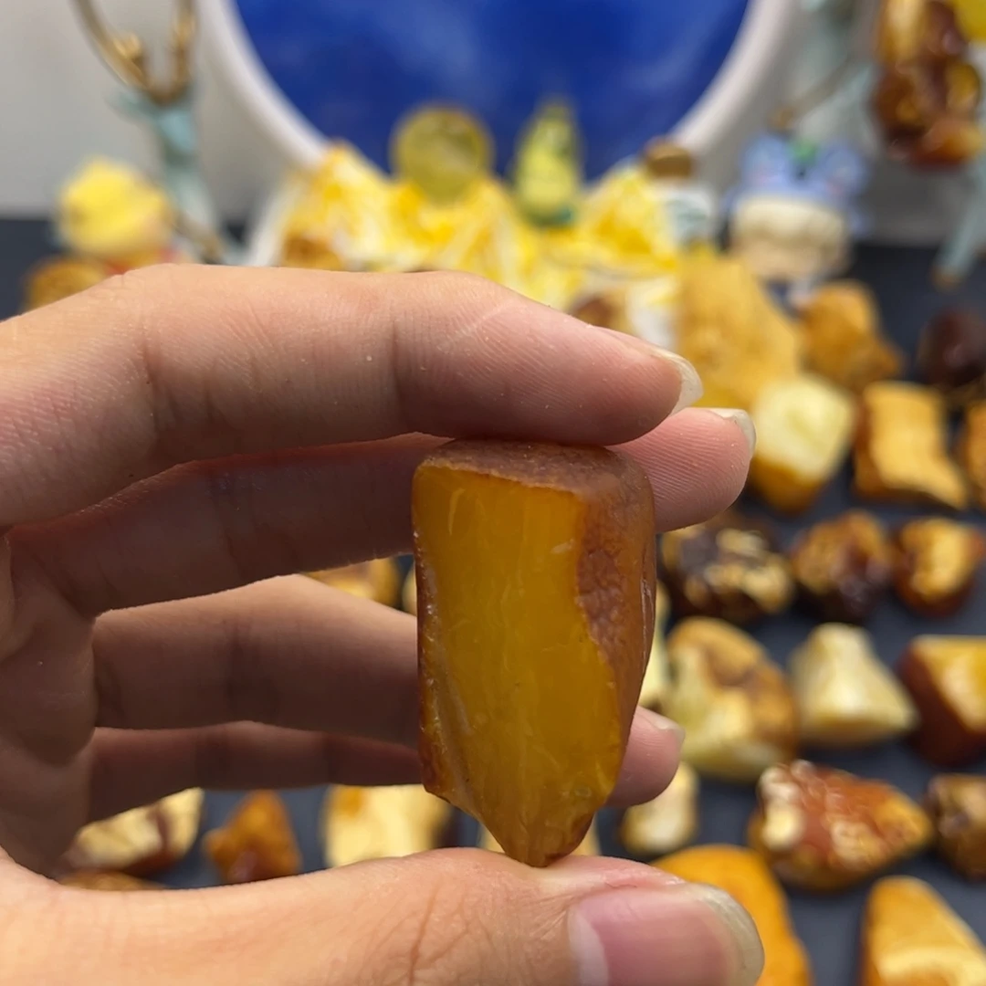 定制琥珀未镶嵌蜜蜡定制