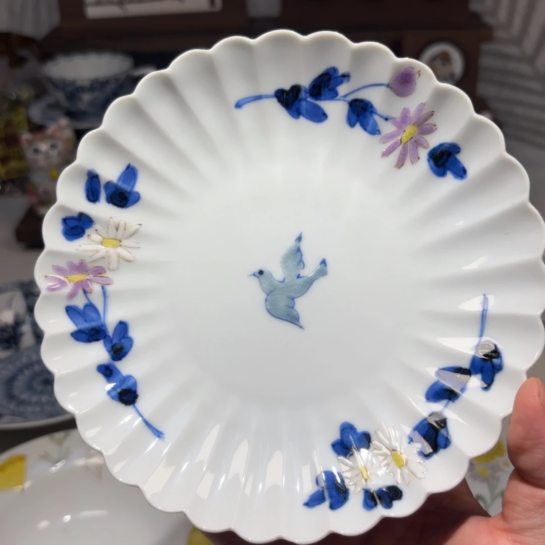 瓷宫腰绫 16.5cm 盘