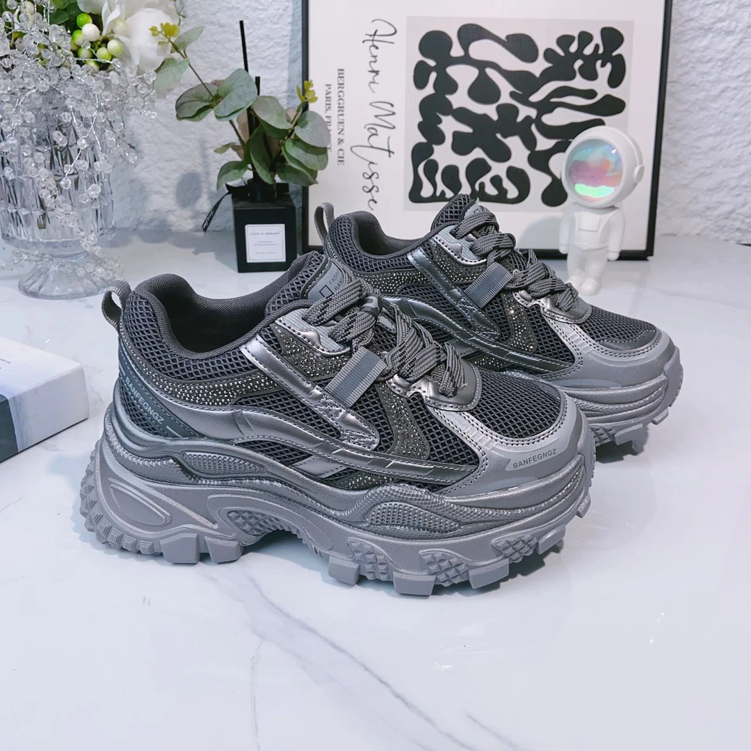 【超哥】秋季老爹百搭透气潮流时尚吸膜底休闲舒适低帮运动ins 8576