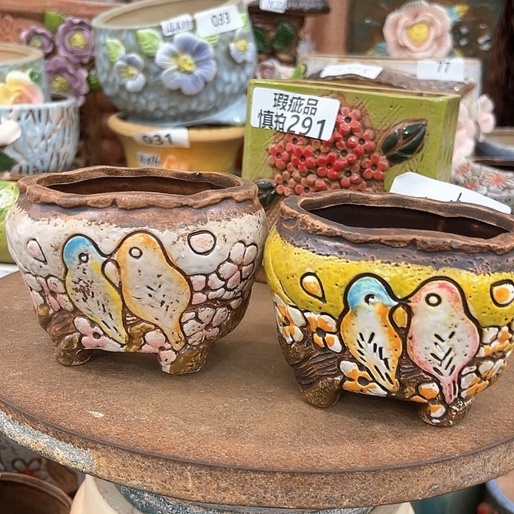 红陶粗陶多肉花盆