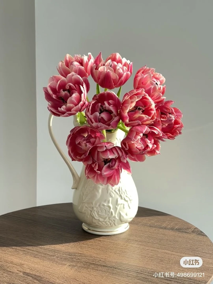 草莓松饼郁金香大花苞节日礼品送老师女友卧室装饰（断头折枝理赔）