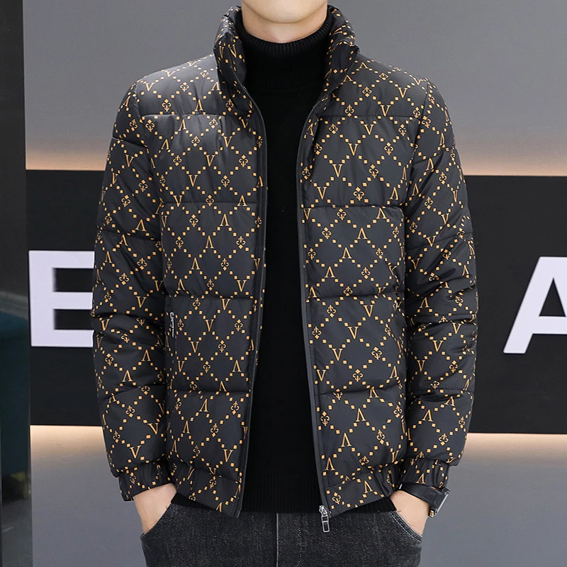 秋冬季新款男士棉衣保暖加厚棉服休闲潮流青年韩版立领短款冬装