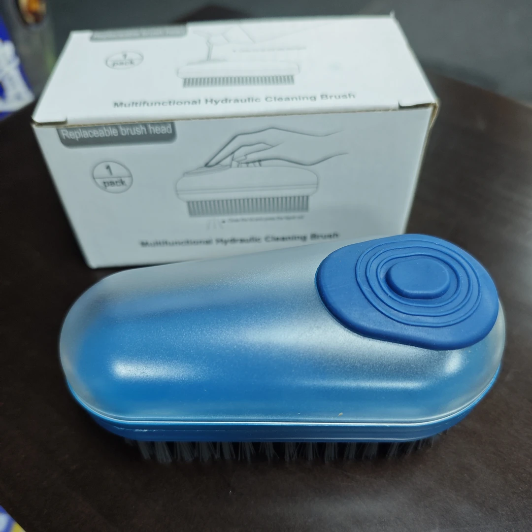 多功能软毛家用洗鞋洗衣刷自动加液清洁神器