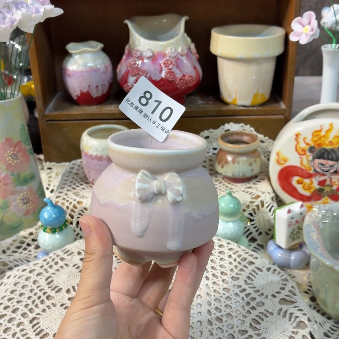 景德镇手工陶瓷花盆