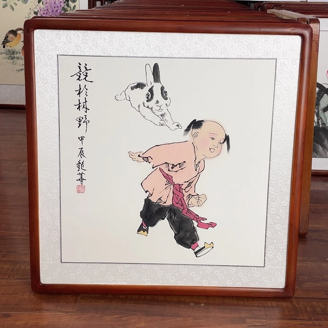 国画带框尺寸63*63厘米