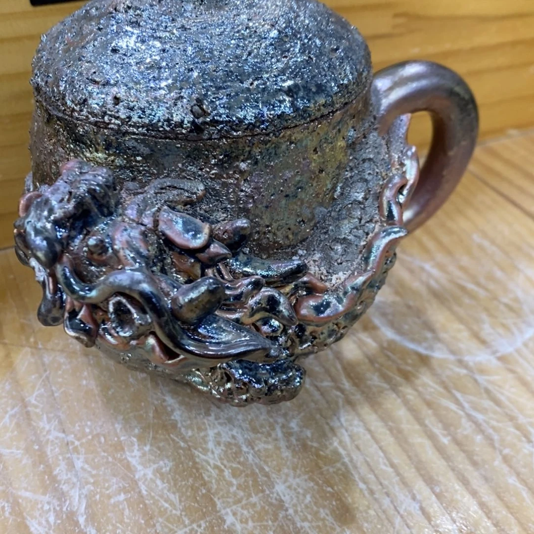 陶园柴烧，精品高货。暗****CG20瑕裂拍品