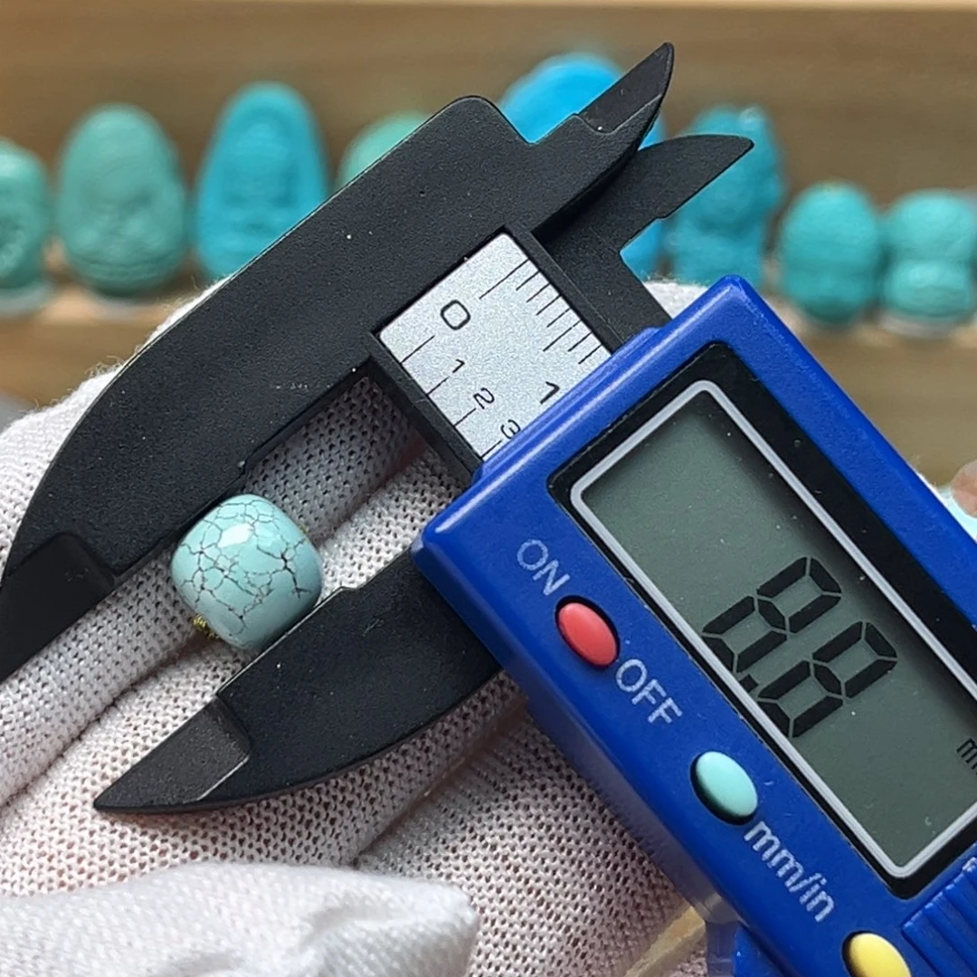 绿松石未镶嵌龙扣