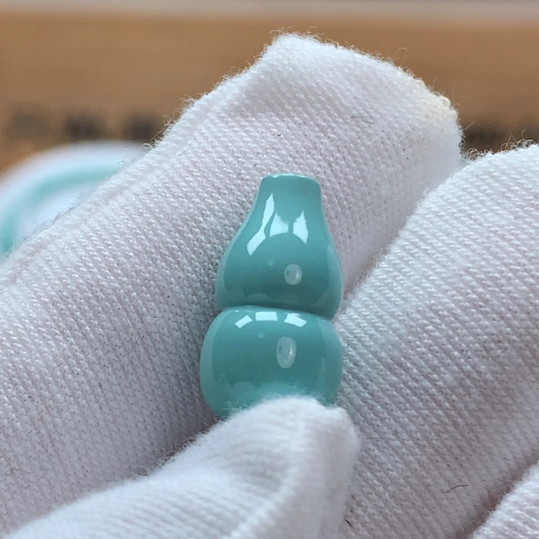 绿松石未镶嵌原矿绿松石精品葫芦配饰