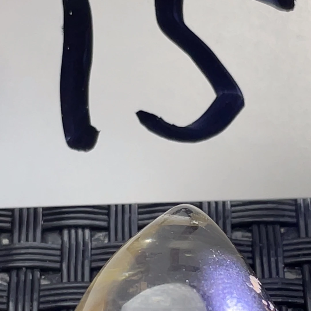 水晶水晶吊坠未镶嵌海**彩