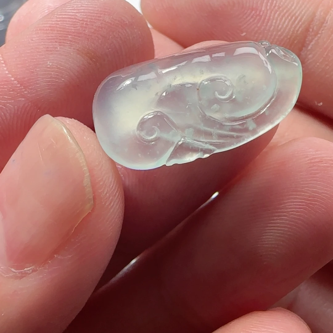 定制翡翠未镶嵌天然翡翠如意