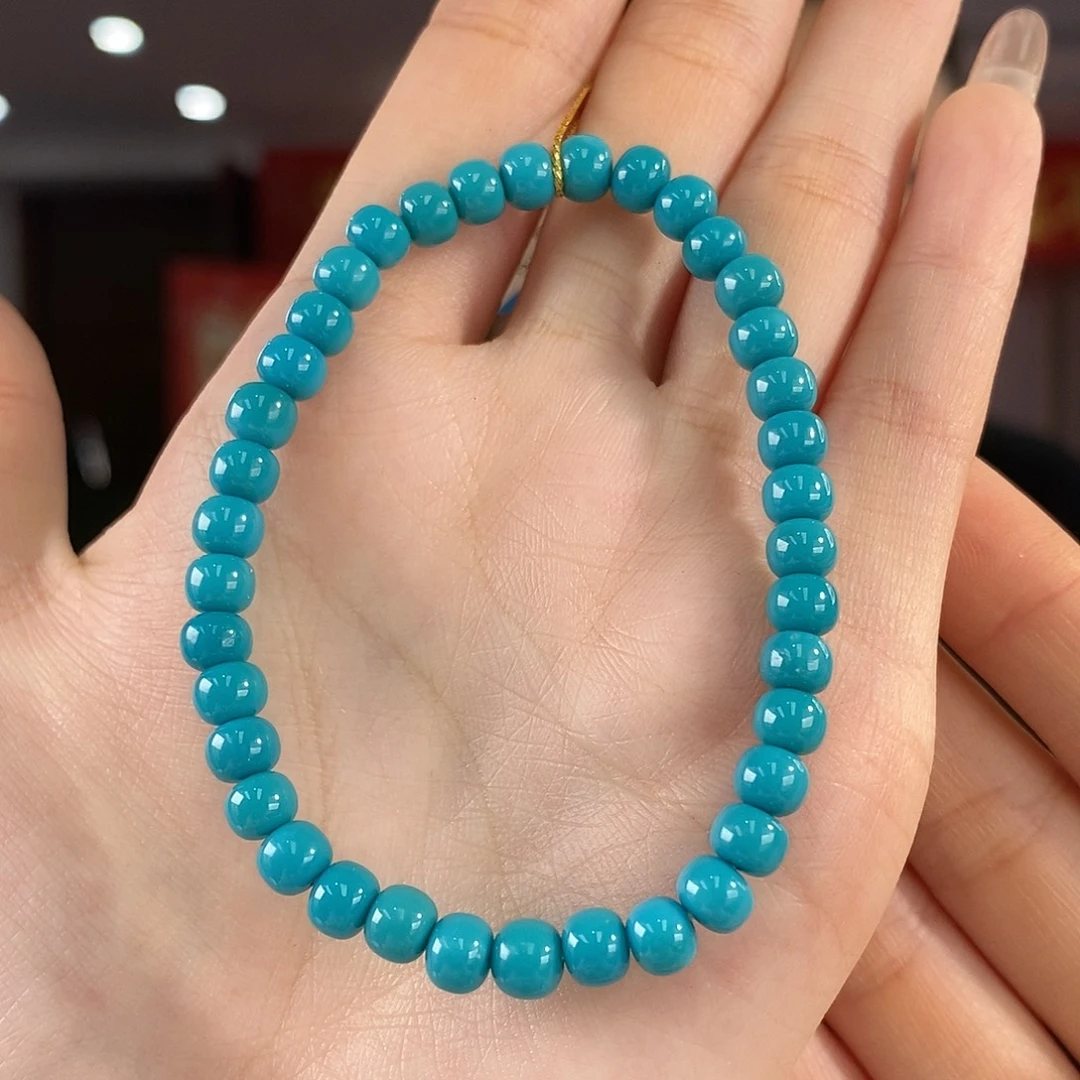 绿松石未镶嵌珠宝奇石5.5mm