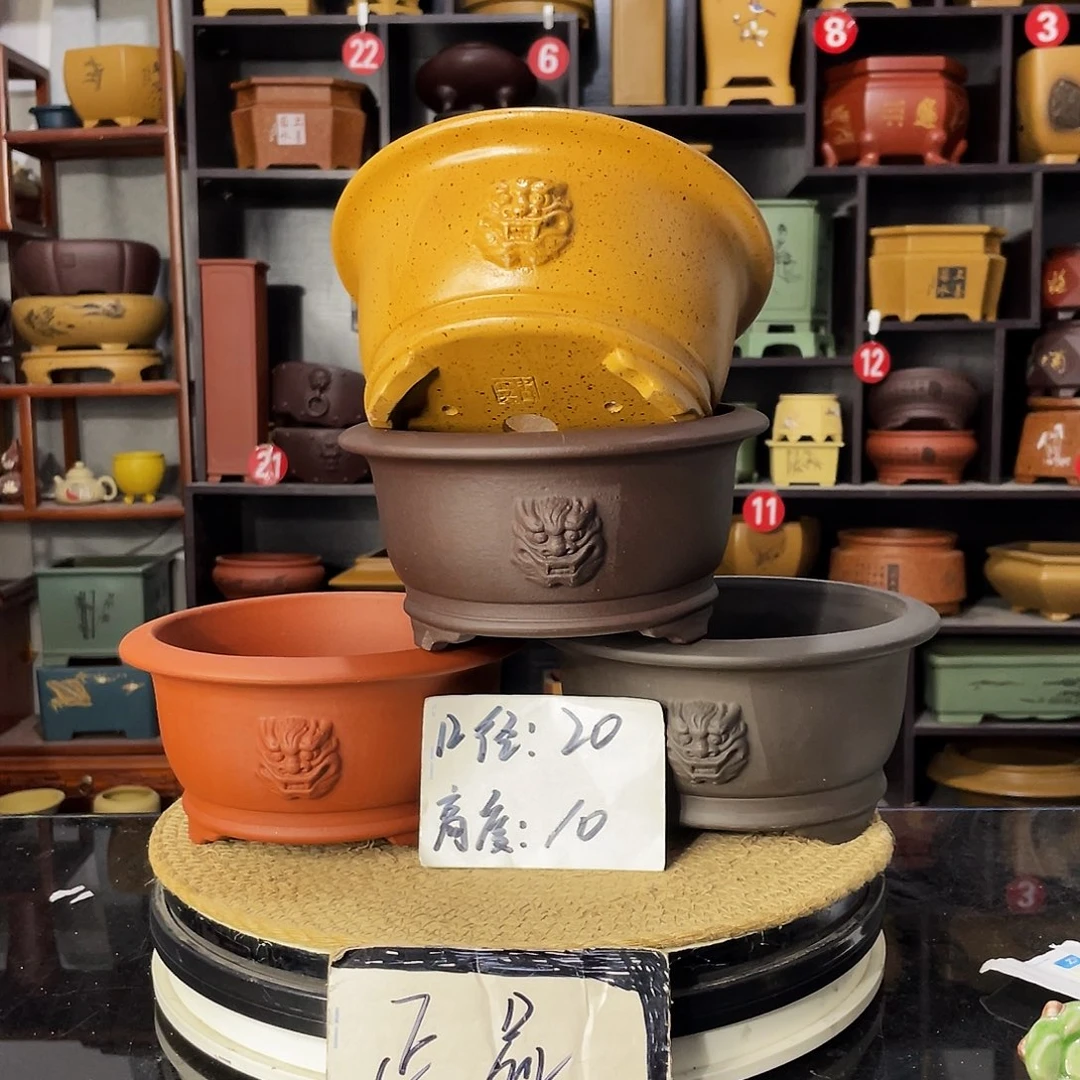 D-盆尚好紫砂花盆