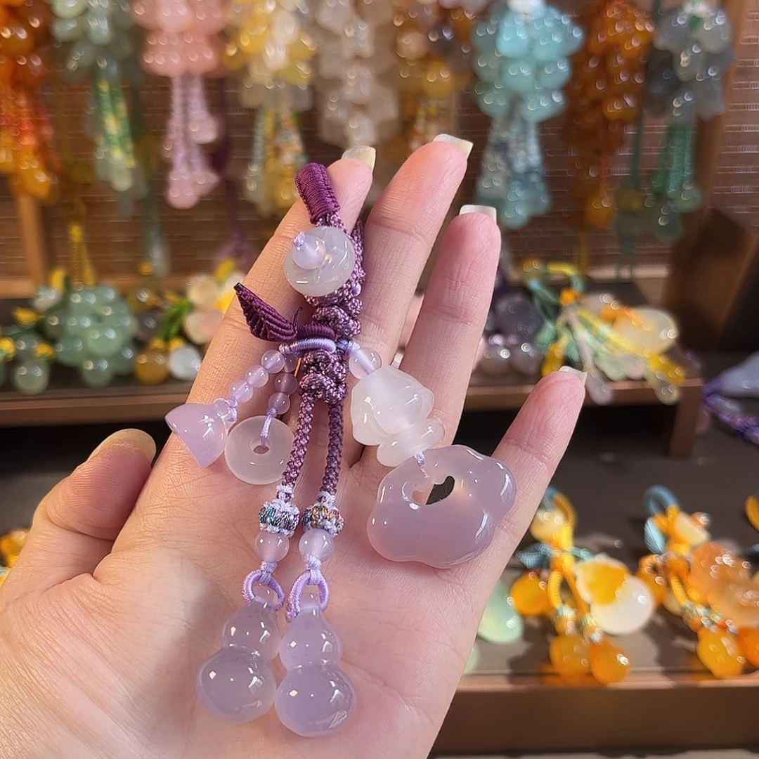 玛瑙/玉髓未镶嵌车挂