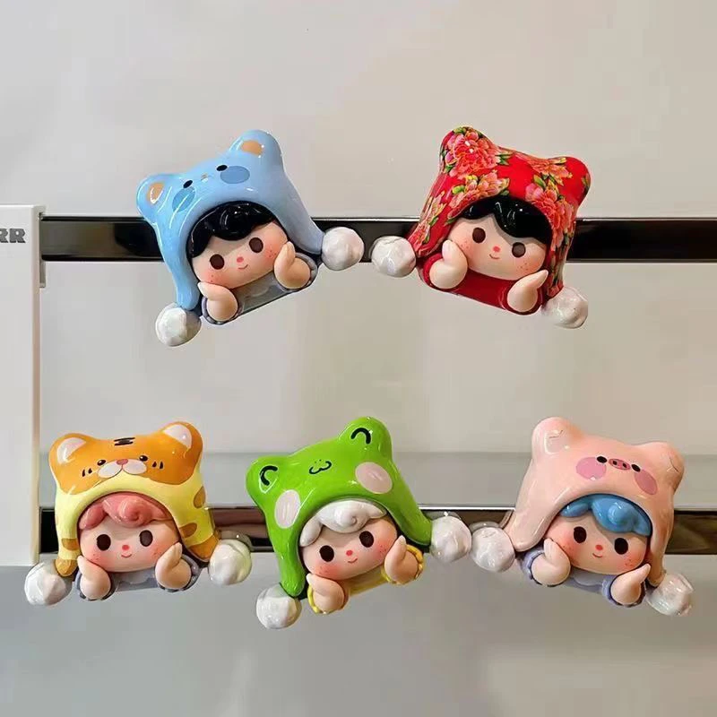 YOYO泼天富贵扑克牌限定贴贴乐可爱萌粒迷你潮玩手办摆件礼物