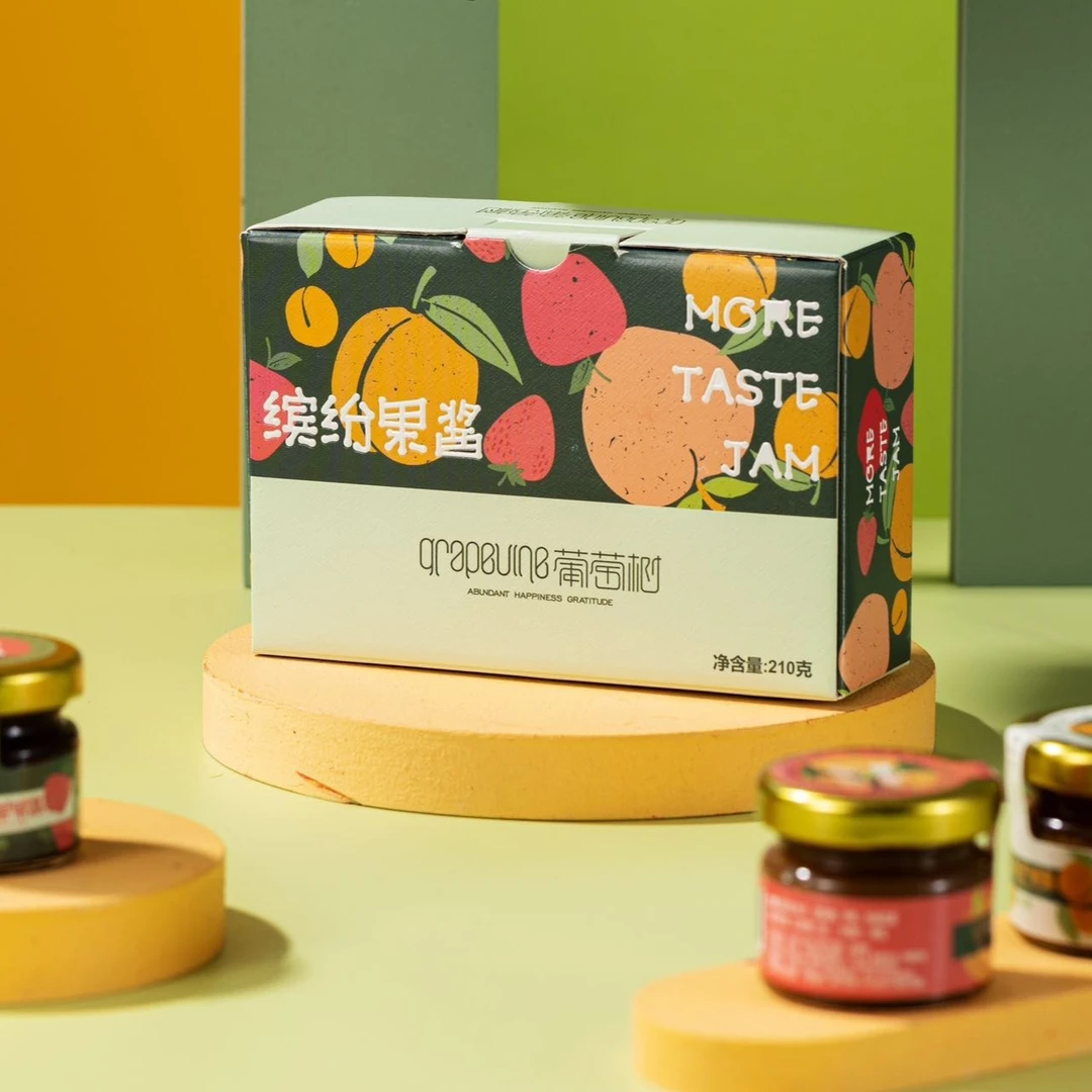 【葡萄树】新疆特产苹果酱杏子酱桃子酱早餐面包搭档甜点伴手礼盒