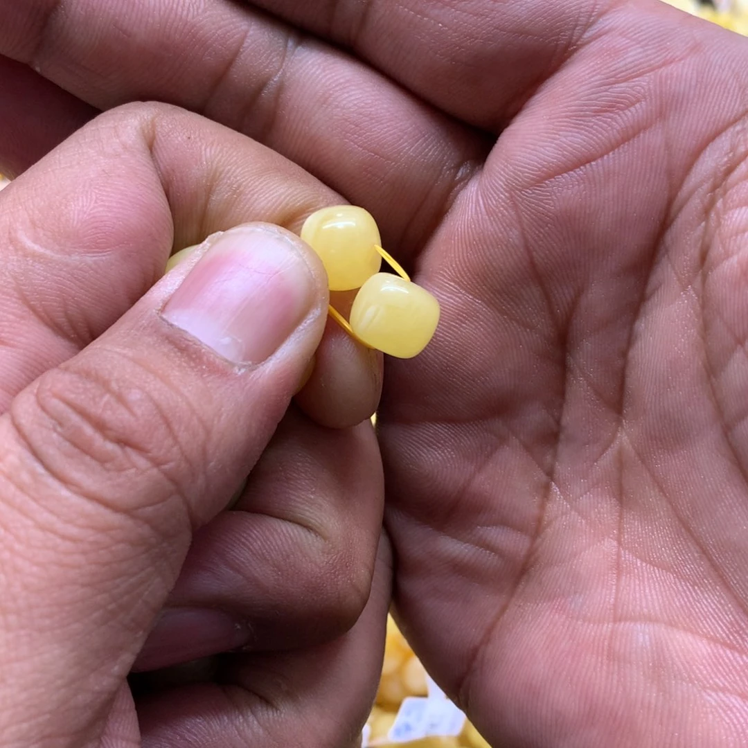 蜜蜡手链未镶嵌陈*现蜜蜡