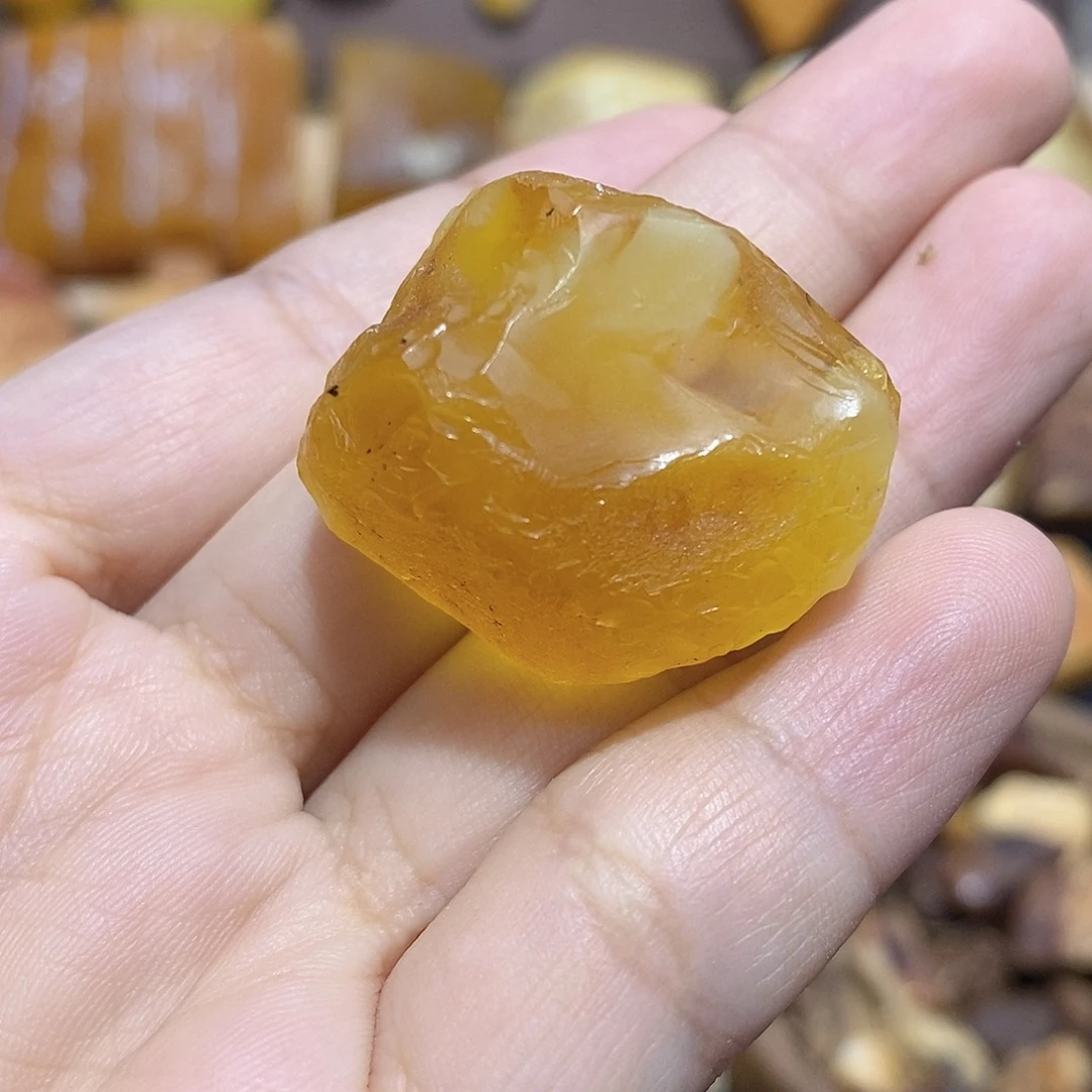 星***l定制琥珀蜜蜡原石