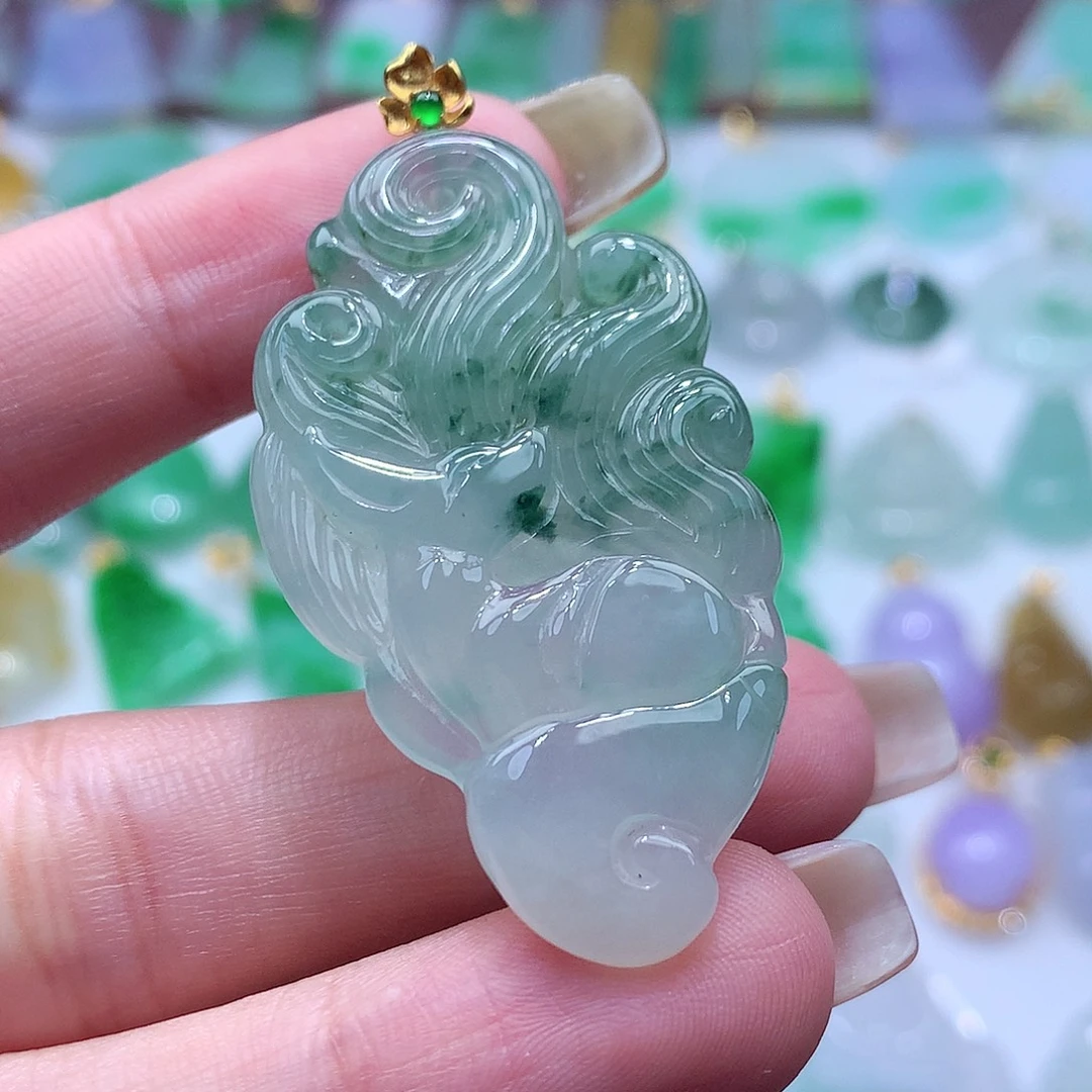 翡翠未镶嵌颈饰翡翠