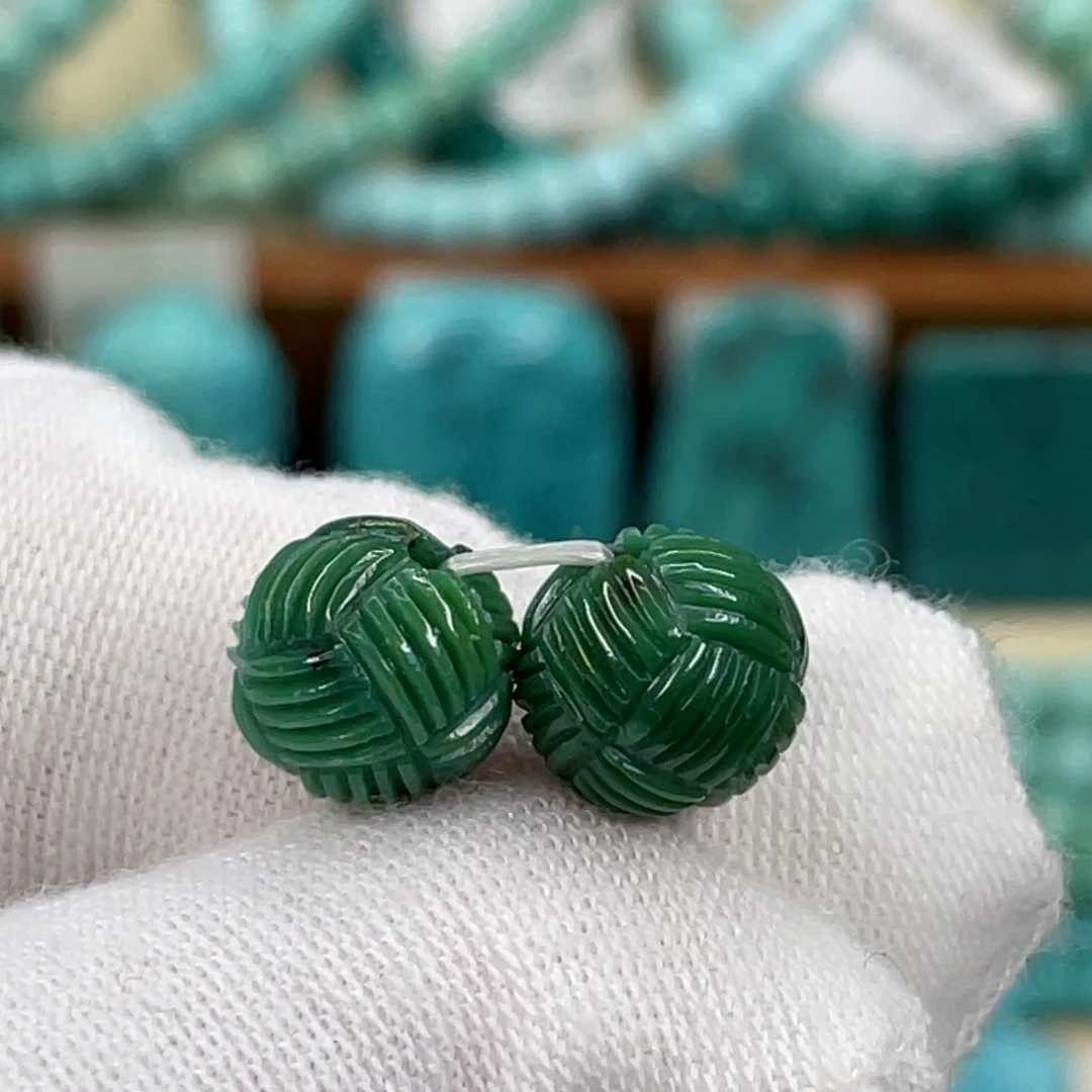 绿松石未镶嵌挂件