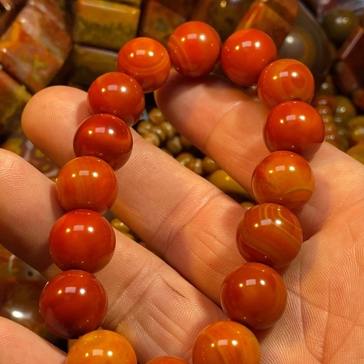 玛瑙/玉髓手链未镶嵌悟*…