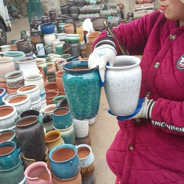 红陶口13高20瑕疵两个