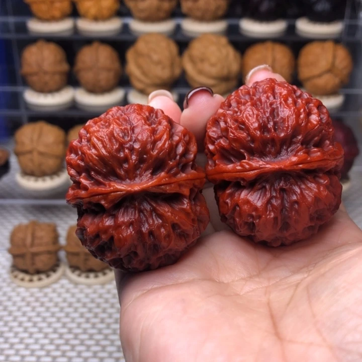 文玩核桃把件92号龙鳞战甲45尺