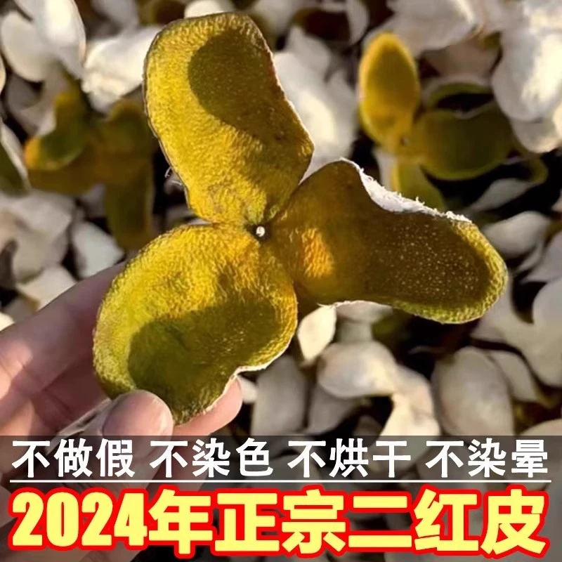 《新会东甲二红皮》10年老树新皮收藏干仓陈化自然生晒