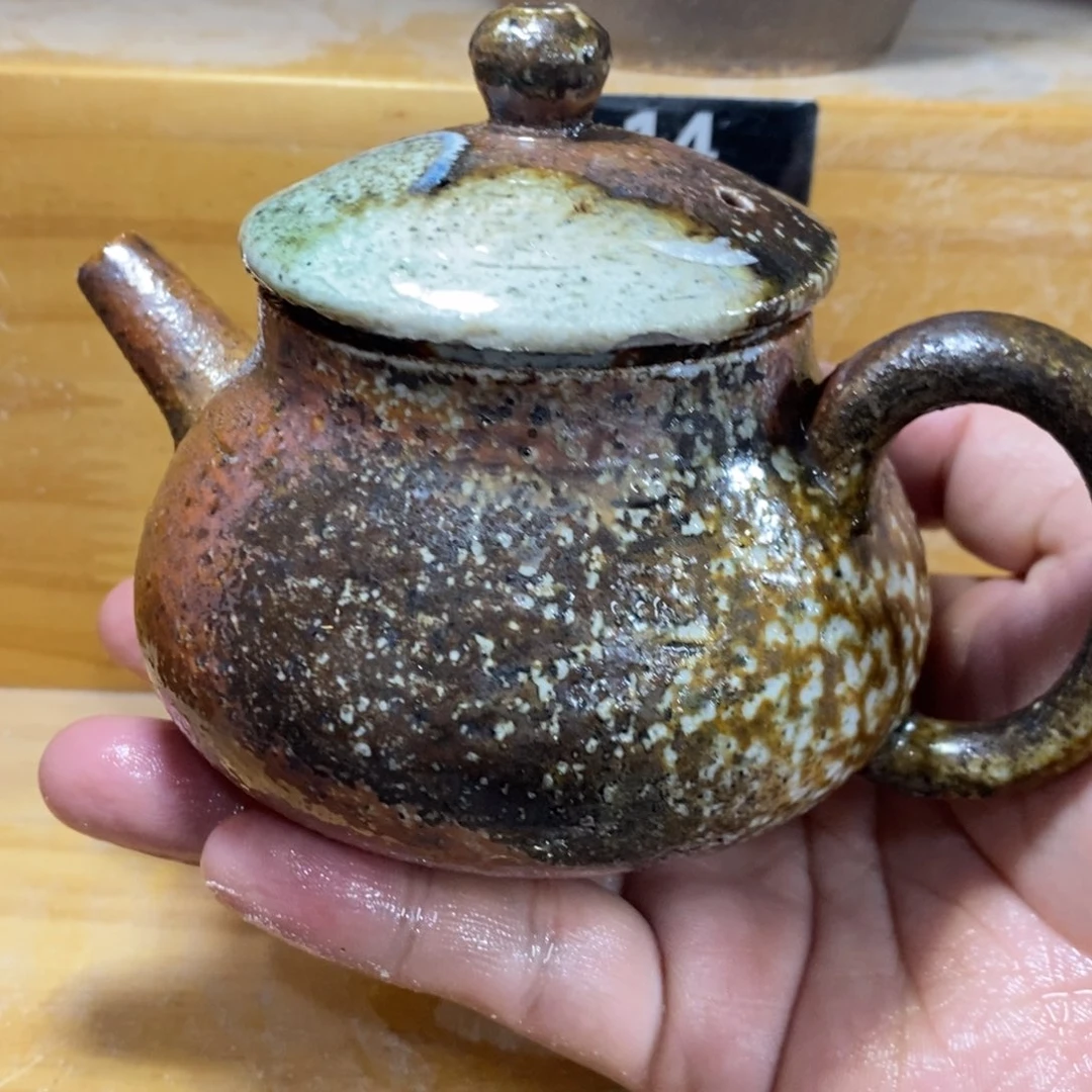 陶园柴烧，精品高货8瑕摆件