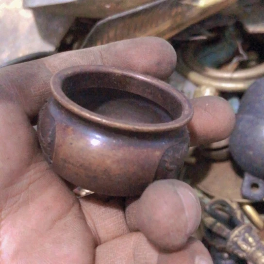 人***兵闪电购铜摆件工艺品