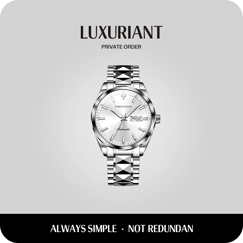 传承系列 新款时尚夜光防水镂空全自动男士手表-8051