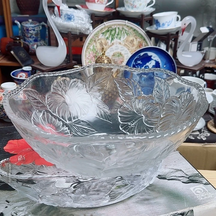 瓷片水晶浮雕口径29.5aaaaaaw