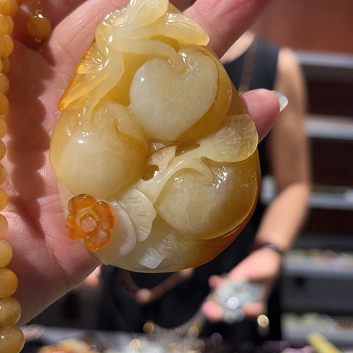 未镶嵌岫玉毛衣链